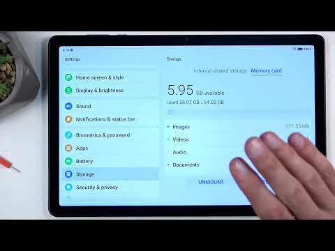HONOR Pad X8a – How to Format SD Card
