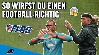 SO SPIELST DU (FLAG) FOOTBALL | DEUTSCHES TUTORIAL DER CAROLINA PANTHERS