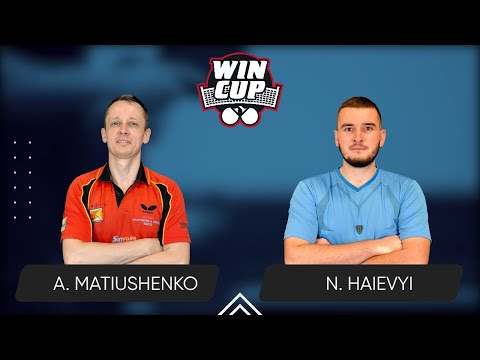 16:15 Andrii Matiushenko - Nazarii Haievyi 01.09.2025 WINCUP Master. TABLE 2
