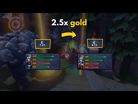 Why PROS farm faster than you #dota2 #touchmyaghs #sniperdota2