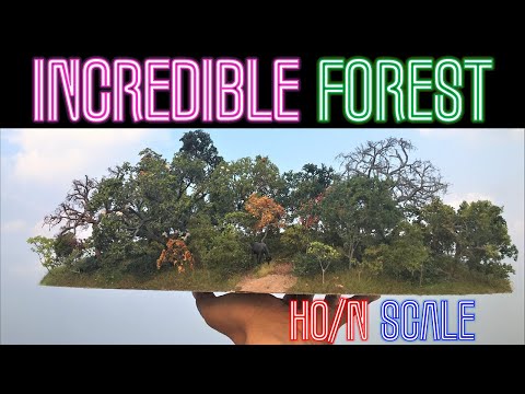 How to Make Attractive Model Trees: HO /N Scale