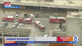 Hazardous materials incident reported at DTLA government building