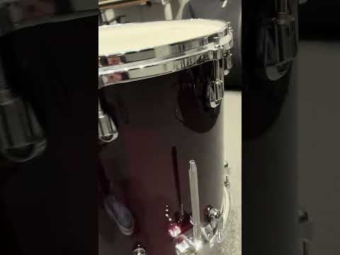 Yamaha Yamaha Birch Custom Absolute 14" × 14" Floor Tom early 2000's - Cherry Wine image 10
