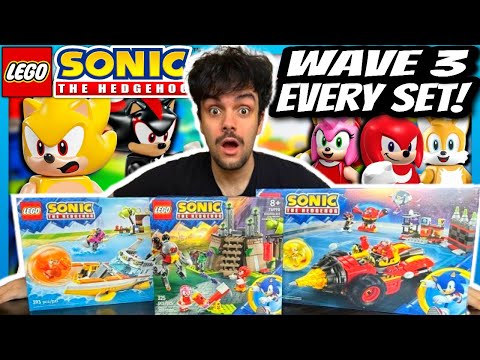 I Bought EVERY LEGO Sonic The Hedgehog Wave 3 Set - Ultimate Speed Build