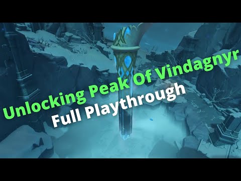 Genshin Impact - HOW TO UNLOCK THE PEAK OF VINDAGNYR | FULL PLAYTHROUGH
