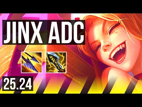 JINX & Lulu vs DRAVEN & Shaco (ADC) | Good KDA: 22/2/4 | NA Master | 25.24
