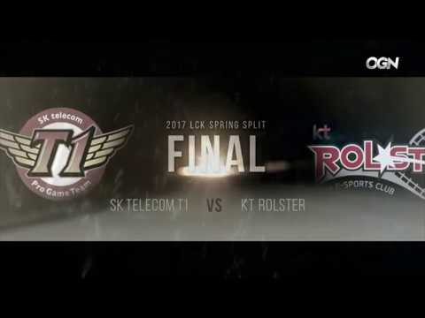 【LCK】OGN春季冠軍賽片頭---帥到不行 LCK Spring Finals 2017 Teams Intro