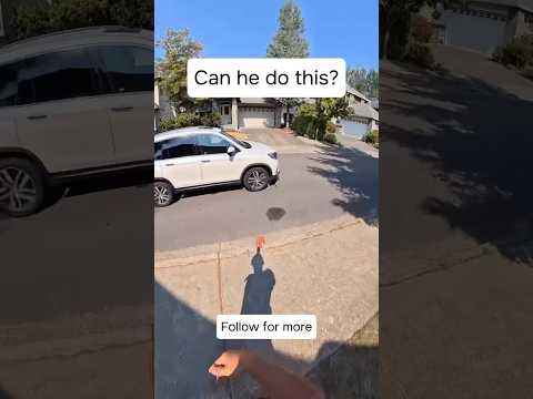 Guy throws Football at a Car for Speeding!! 🏈💥  #shorts