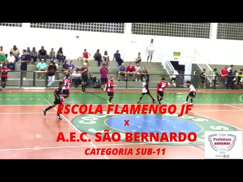COPA PREFEITURA BAHAMAS 2022 - 2º TEMPO - ESCOLA FLAMENGO JF x A.E.C. SÃO BERNARDO - FUTSAL SUB-11