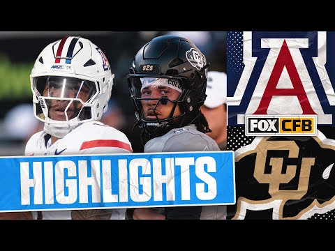 Arizona Wildcats vs. Colorado Buffaloes Highlights | FOX College Football