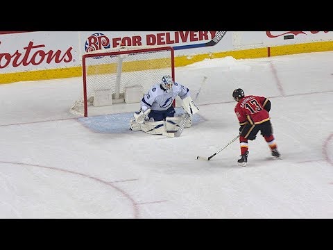 Lightning and Flames battle for the win in intense shootout