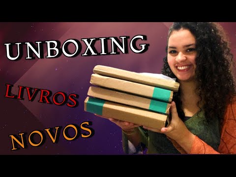 UNBOXING DE LIVROS !! | Vivendo Mil Vidas