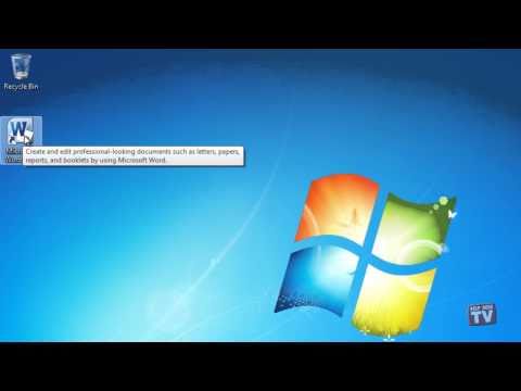 Starting Microsoft Word 2010