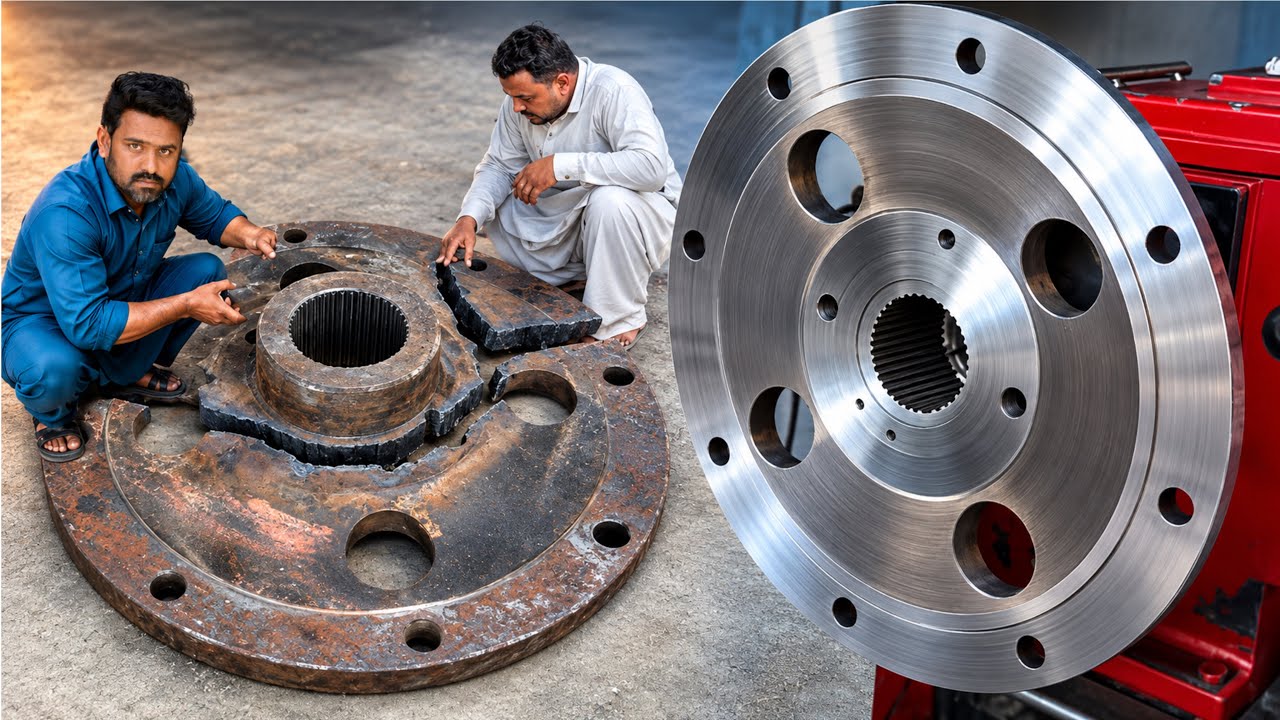 🔥They Said This Bulldozer Drive Gear Flange Was Beyond Repair… We Proved Them Wrong!
