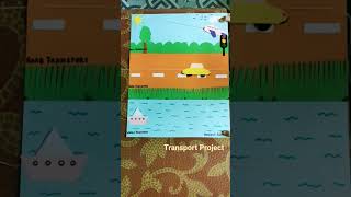 Transport Project | How to make Modes of Transport | DIY Transport Model #shorts youtubeshorts #diy