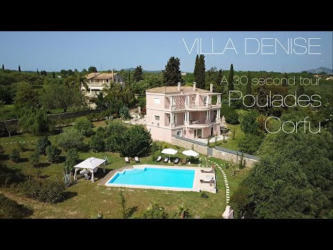 Villa Denise, Poulades, Corfu. A 30 second tour