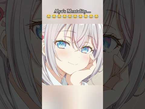Alya's Mentality- Alya Sometimes Hides Her Feelings in Russian #shorts #anime #alya #yuki #fyp