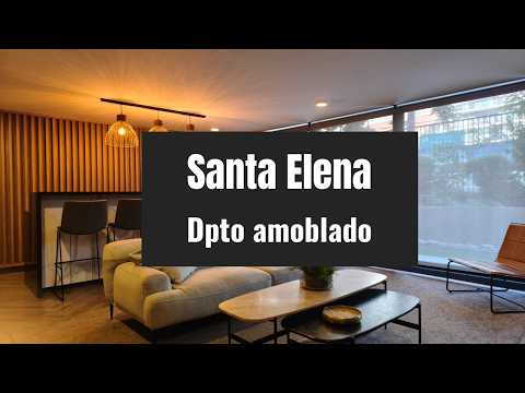 Arriendo dpto amoblado en Santa Elena, metro Irarrazabal