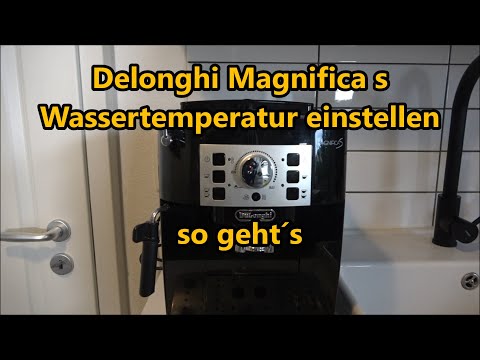 Delonghi Magnifica s Set temperature Water temperature Coffee Espresso change