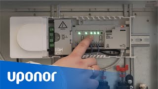 Uponor bezvadu automātika /Termostatu pievienošana kontrolierim