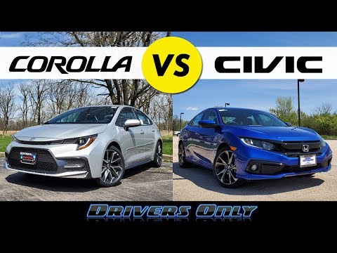 2020 Honda Civic vs 2020 Toyota Corolla