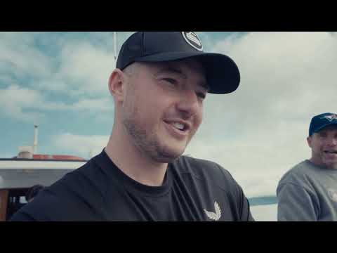 Jared Allen, John Morris, Wayne Middaugh, and Hammy McMillan Jr. go fishing on Lake Tahoe