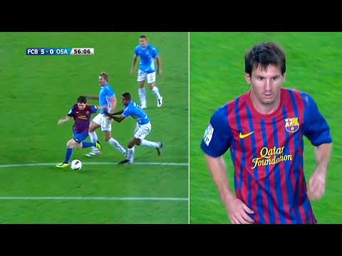 Lionel Messi HATTRICK vs Osasuna (Home) 2011-12 English Commentary HD 1080i50