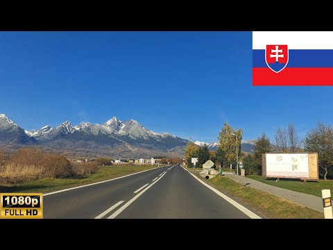 Scenic Mountain Drive to Ždiar 🇸🇰 | Peaceful Trip into the High Tatras