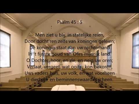 CGK Katwijk aan Zee - Psalm 45 vers 5 en 7 (samenzang)