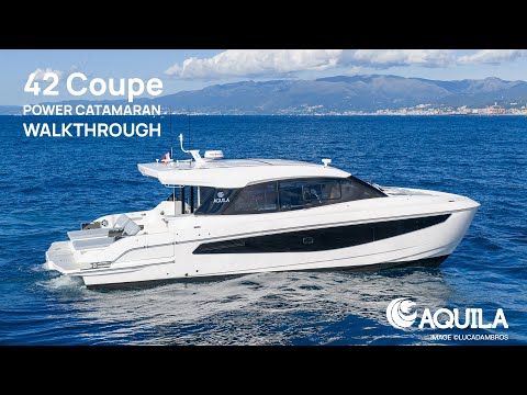 Discover the Aquila 42 Coupe Power Catamaran | Complete Walkthrough