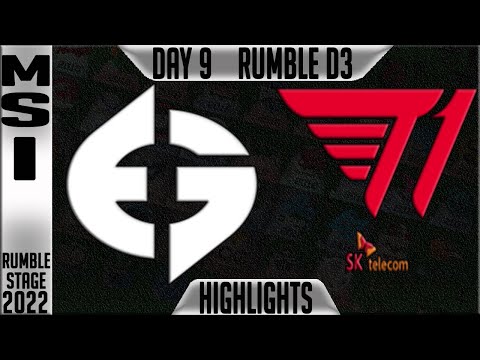 EG vs T1 Highlights | MSI 2022 Day 9 Rumble Stage D3 | Evil Geniuses vs T1