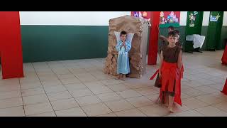 CRUCIFICAÇÃO, MORTE  E RESSURREIÇÃO DE JESUS - TEATRO 1º ANO