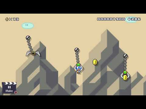 Mario Maker - Flow like Water: Spinning Claws