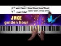 JVKE - golden hour | Piano Cover + Sheet Music
