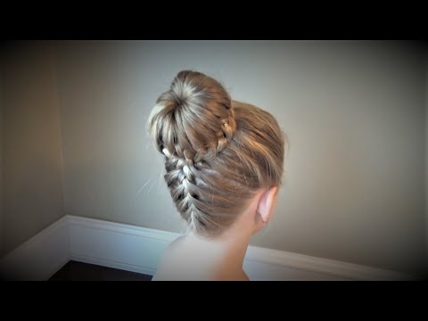 Корзинка с Французской Косой Peinado Hairstyles Tutorial