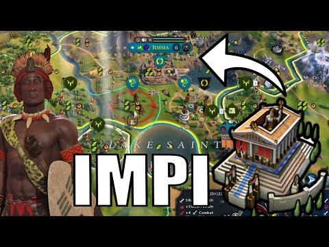 Civ 6 | Unifying Africa With A Crazy Impi / Zeus Strat! #2 - (Deity TSL Zulu Civilization VI)