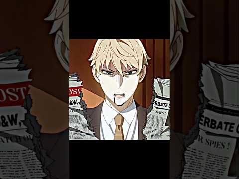 Loid dark moment 🌚 #trending #spyxfamily #anya #yorforger #fyp