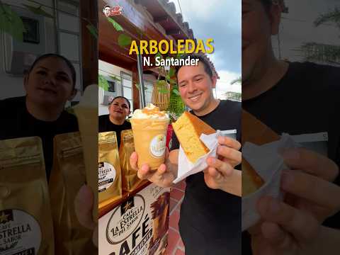 Trae café de Arboledas y lo vende en su propio quiosco ☕🇨🇴 #cafe #colombia #pueblo