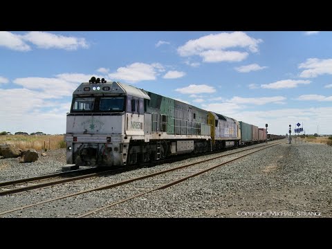 4PM4 Pacific National Steel Train With NR85 & AN9 (6/1/2019) - PoathTV Australian Railways