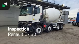 Camion malaxeur Renault C 430 8X4 9m3 Mixer Steelsuspension Automatic Euro 6 à vendre - Image 4 | Machineryline LU Camion malaxeur Renault C 430 8X4 9m3 Mixer Steelsuspension Automatic Euro 6 | Image 4 - Machineryline