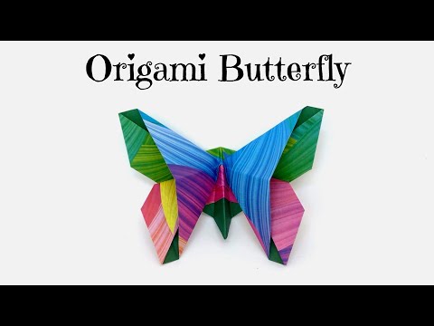 Easy Origami Butterfly / DIY Paper Butterfly