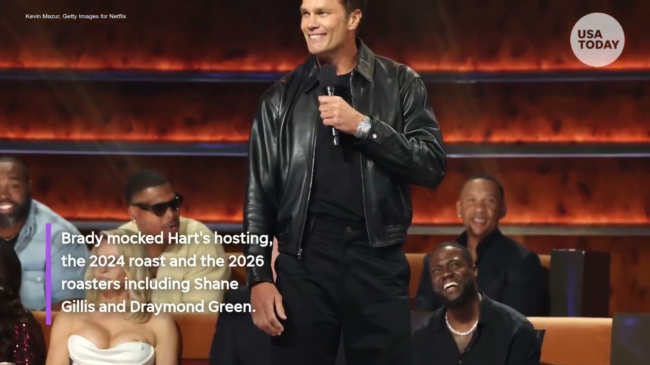 Tom Brady crashes Kevin Hart's Netflix roast with brutal shots, mockery