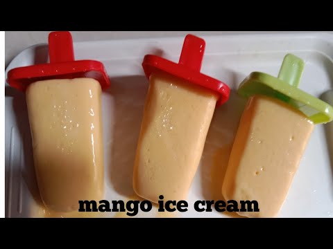 mango ice cream at home l how to make mango ice cream at home l Best mango ice cream recipe#summer🍧😊