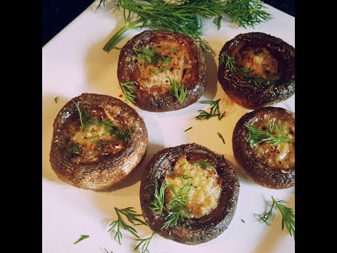 GARLIC BUTTER ROASTED MUSHROOMS