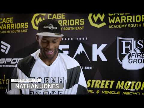Nathan Jones Interview / Cage Warriors 99 / MMA