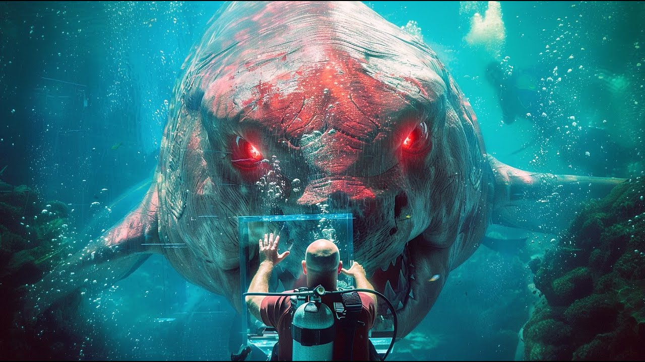Mergulhador aprende a CONTROLAR MEGALODON com SINAIS, mas deixa a CRIATURA ESCAPAR das profundezas