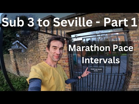 Sub 3 to Seville  - Part 1 - Marathon Pace Intervals with Garmin Forerunner 955 & Next Gen Stryd