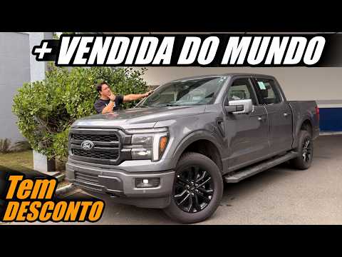 PICAPE MAIS VENDIDA DO PLANETA FORD F150 LARIAT BLACK 2026 Baixou o Preço!