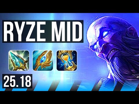 RYZE vs ORIANNA (MID) | KR Master | 25.18