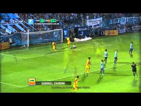 Gol de Chironi.Temperley 2 Crucero 1.Fecha 18.Torneo Primera B Nacional.Fútbol Para Todos